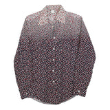 KOTTING Womens Black & Red Pattern Cotton Blend Shirt M Long Sleeve Button