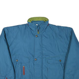 Mens Blue Jacket XL Polyester Blend Regular Fit Zip Closure Lightweight Workwear