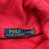 Polo By Ralph Lauren Sweater - Large Red Cotton