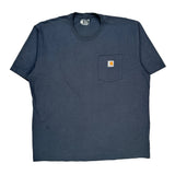 Carhartt T-Shirt - XL Blue Cotton