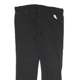 DICKIES Mens Cotton Blend Black Regular Fit Straight Leg Trousers W40 L30