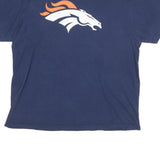 Mens Blue Denver Broncos Graphic T-Shirt XL Short Sleeve Crew Neck Peyton