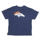 Mens Blue Denver Broncos Graphic T-Shirt XL Short Sleeve Crew Neck Peyton