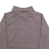 JUICY COUTURE Womens Brown XL High Neck Sweatshirt Polyester Blend Cropped