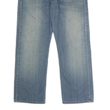 LEVI'S 501 Mens Jeans Blue Classic Straight Denim Medium W38 L30 Button Closure