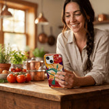 Seashell Sagittarius Archer iPhone 16 Pro Case - Lifestyle photo showing phone case in use