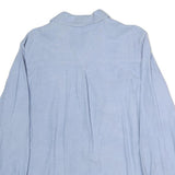 CHAPS Mens Blue Light Blue Casual Shirt L Button Down Long Sleeve Cotton