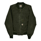 Carhartt Bomber Jacket - Medium Green Cotton