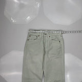 501 Levis Jeans - 28W US 4 Gray Cotton