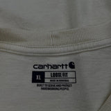 Carhartt T-Shirt - XL Yellow Cotton