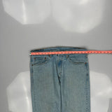 505 Levis Jeans - 34W 31L Light Wash Cotton