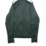 NIKE Mens Green & White Hooded Zip Up Hoodie S Sports Casual Activewear