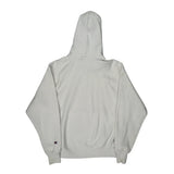 Vintage Reverse Weave Champion Hoodie - Medium White Cotton