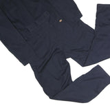 DICKIES Mens Navy Blue Dungarees Regular Cotton Blend L W36 L30 Workwear