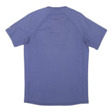 CARHARTT Mens Blue Pocket T-Shirt S Short Sleeve Crew Neck Workwear Logo