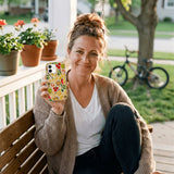 Seashell Pasta Alchemy iPhone 16 Case - Lifestyle photo showing phone case in use