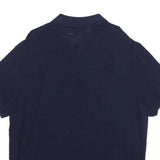 POLO RALPH LAUREN Mens Blue Polo Shirt XL Cotton Blend Short Sleeve Classic Fit