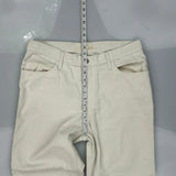 Levis Baggy Cord Trousers - 36″ Waist Cream Cotton