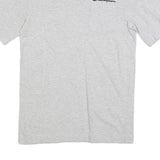 CHAMPION Mens Grey S T-Shirt Short Sleeve Crew Neck Cotton Blend Classic Logo