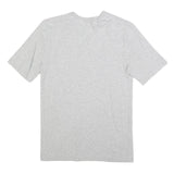 CHAMPION Mens Grey S T-Shirt Short Sleeve Crew Neck Cotton Blend Classic Logo