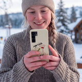 London Fog Apres Ski Samsung Galaxy S25 Case - Lifestyle photo showing phone case in use