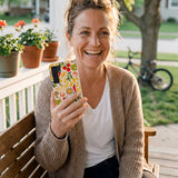 Seashell Pasta Alchemy Samsung Galaxy S25 Case - Lifestyle photo showing phone case in use