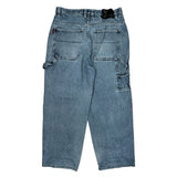Southpole Cargo Carpenter Jeans - 36W 28L Blue Cotton
