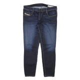 DIESEL Womens Slim Blue Denim Jeans W33 L27 Zip Cotton Blend Stylish Fit