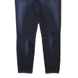 DIESEL Womens Slim Blue Denim Jeans W33 L27 Zip Cotton Blend Stylish Fit