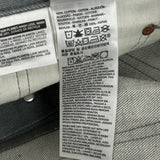 501 Levis Jeans - 33W 30L Grey Cotton