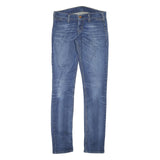 LEVI'S Womens Jeans Blue Slim Skinny Denim Medium W28 L30 Stretch Zip Fastening