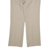 WRANGLER Mens Beige Regular Straight Trousers W36 L29 Classic Zip Closure