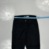 Carhartt Double Knee Carpenter Trousers - 30W 30L Black Cotton