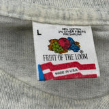 Mscypaa Vii Fruit Of The Loom Single Stitch T-Shirt - Large Gray Cotton