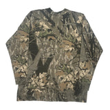 Cabelas Camo Long Sleeve T-Shirt - XL Camo Cotton