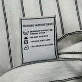 Avirex Striped Shirt - Large Black Cotton