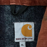 Made In USA Carhartt Brn Detroit Jacket - XL Brown Cotton