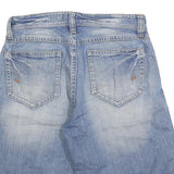 NOTON JEANS Mens Denim Blue Casual Shorts M W34 Cotton Blend Relaxed Fit