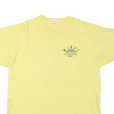FRUIT OF THE LOOM Mens Yellow Wings Of Westwood NYC Graphic T-Shirt XL Short