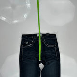 Unbranded Contrast Stitch Jeans - 32W 30L Dark Wash Cotton