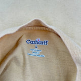 Carhartt T-Shirt - Large Yellow Cotton
