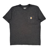 Carhartt T-Shirt - Large Gray Cotton
