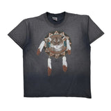 Single Stitch Puma Oneita T-Shirt - XL Gray Cotton Blend