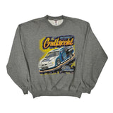 Racing Jerzees Graphic Sweatshirt - 2XL Gray Polyester Blend
