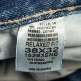 Dickies Double Knee Jeans - 38W 31L Blue Cotton