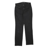 LEVI'S 505 Womens Jeans Black Regular Straight Denim Medium W30 L32 Zip