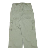 WILD FABLE Womens Cotton Blend Beige Relaxed Wide-Leg Cargo Trousers W26 L30