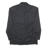 NEW FACES Womens Black Button Cotton Classic Jacket M Plain Button Closure