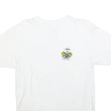 VANS Mens White Graphic T-Shirt M Short Sleeve Crew Neck Cotton Blend