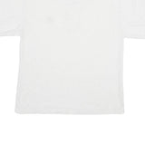 TIMBERLAND Mens White Cotton Blend Polo Shirt L Classic Logo Embroidered